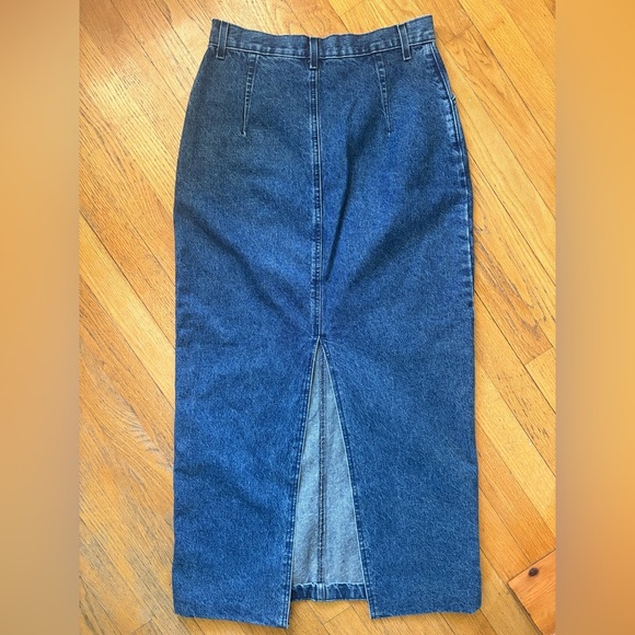 Vintage Cobra Denim Maxi Skirt - Picture 6 of 11